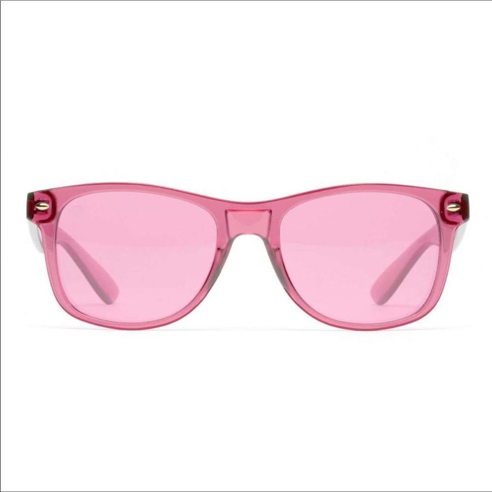 Translucent Rose Lens with Rose Framed Sunglasses